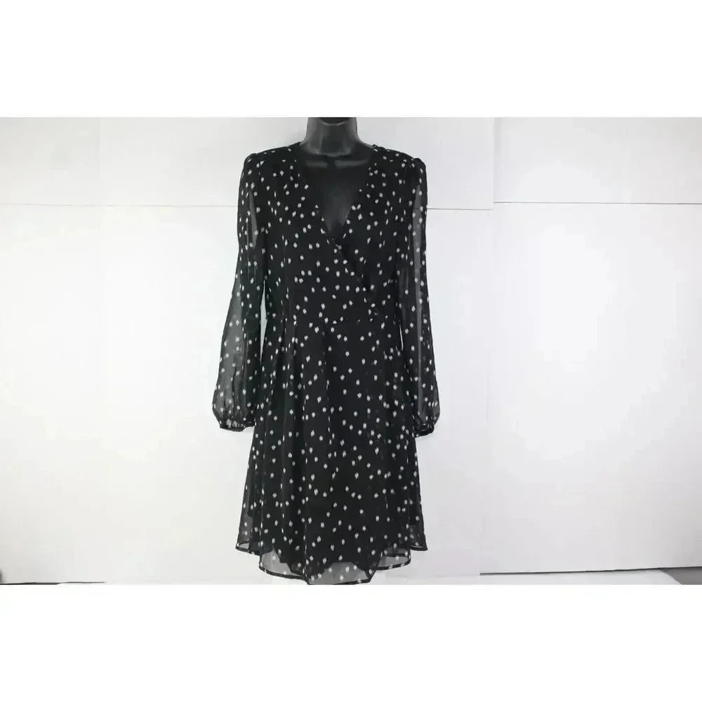 ladies ZARA BASIC black&white dress size M